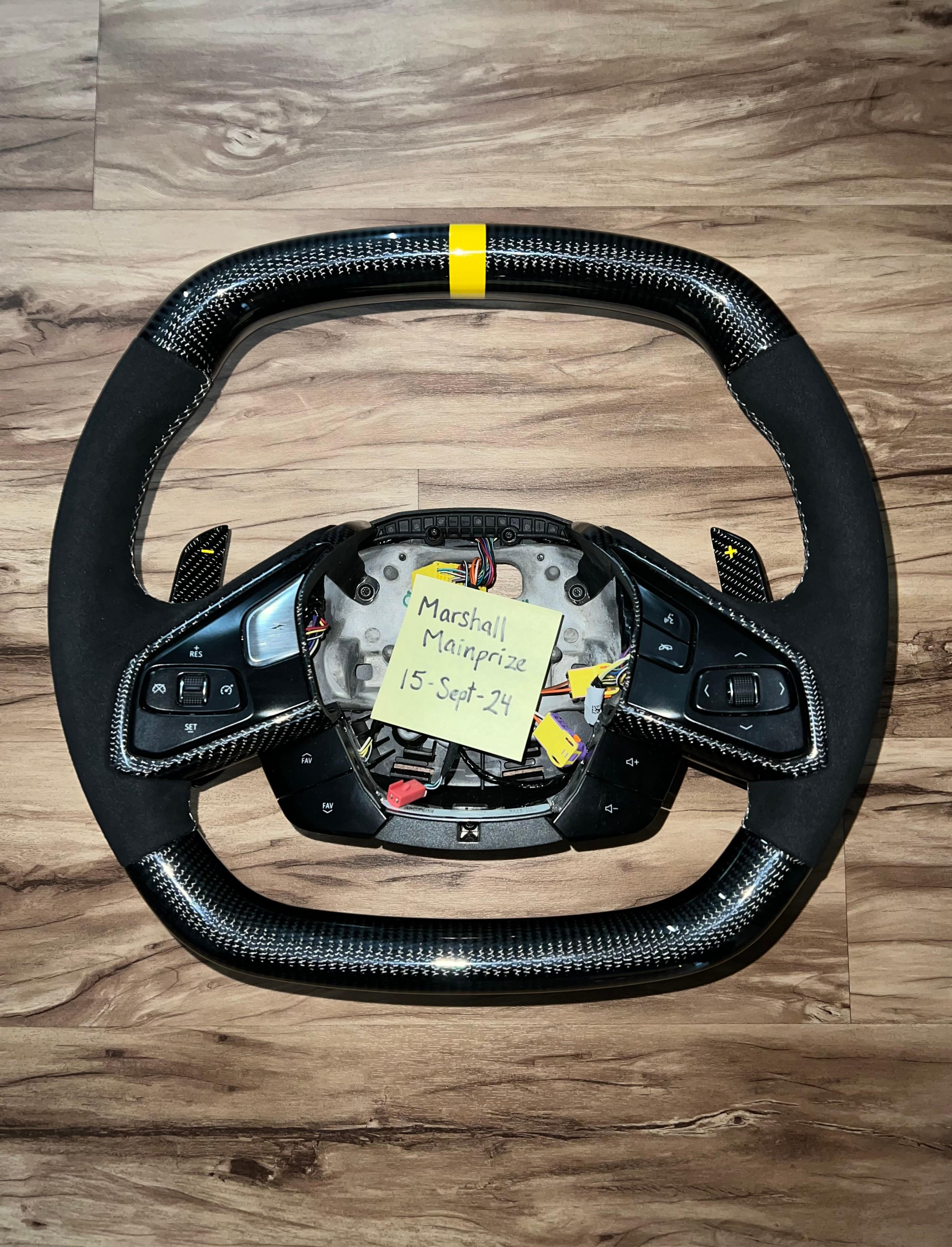 Photo of C8 Carbon Fibre Steering Wheel