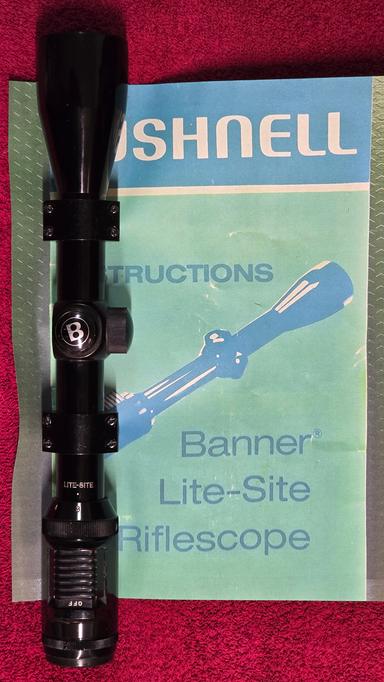 Photo of BUSHNELL JAPAN BANNER LITE SITE 3-9X40 VINTAGE RIFLE SCOPE - 1