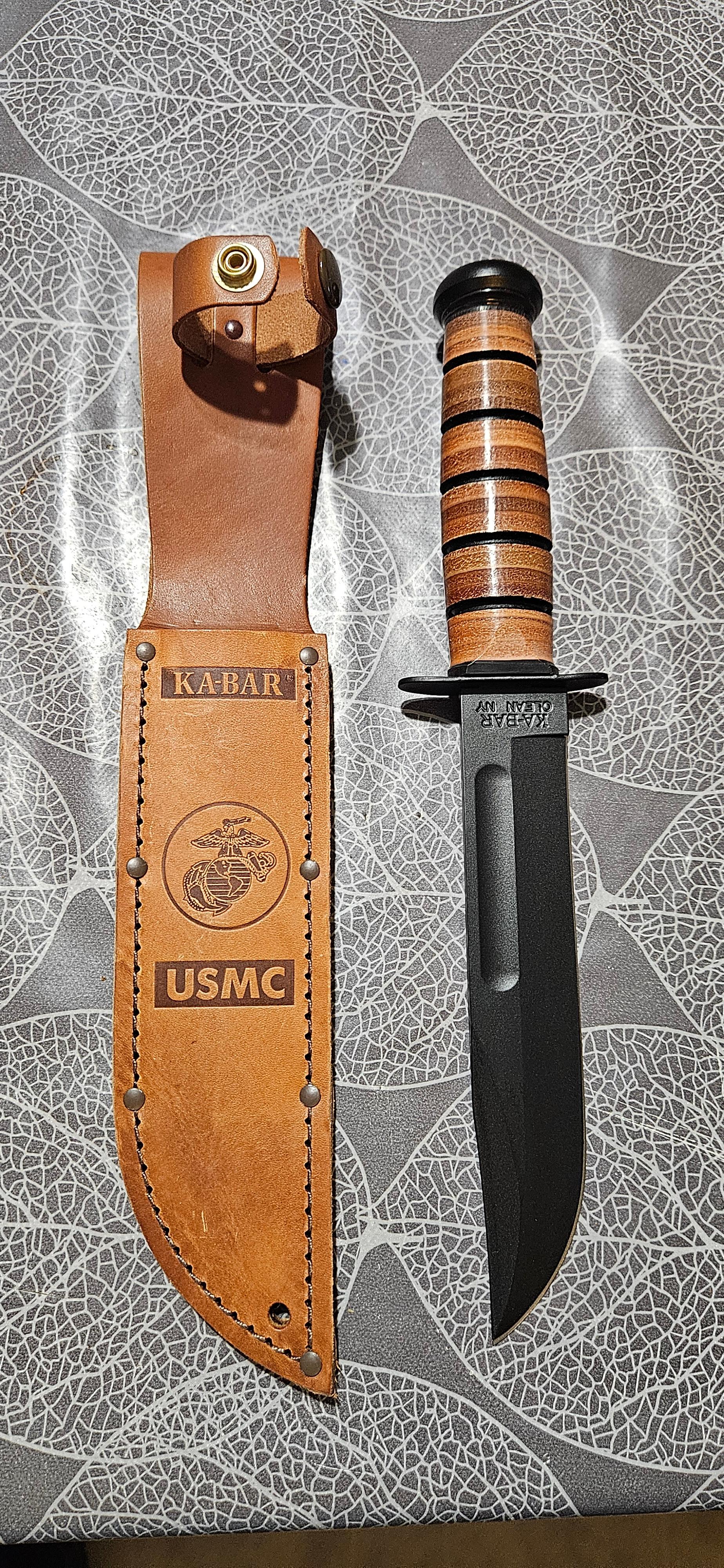 Photo of USMC KA-BAR Fighting Knife