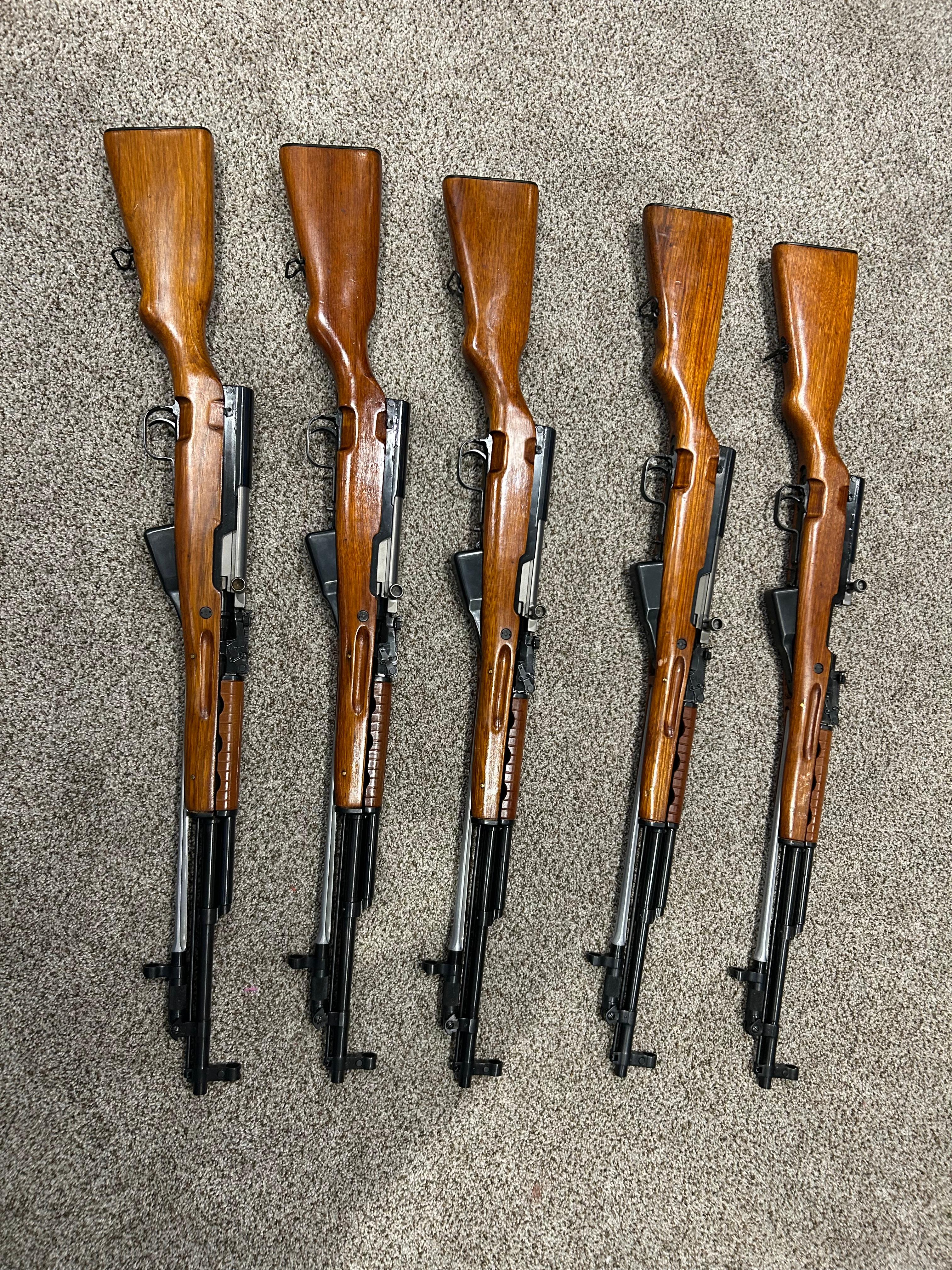 Photo of 5 Chinese SKS All Matching Brand New 