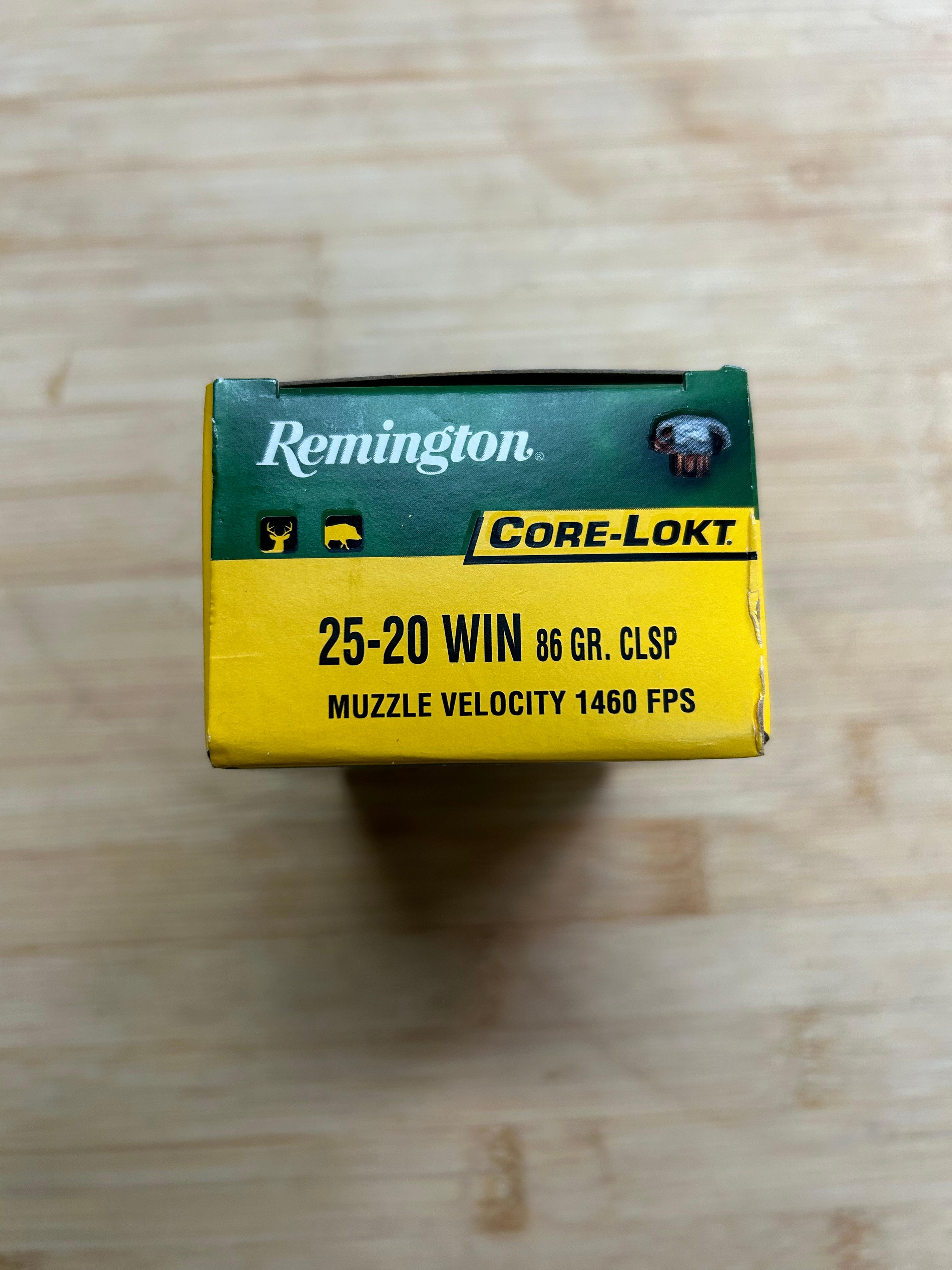 Photo of  Remington 25-20 Win Loaded Ammunition **PAL Req** - will Ship