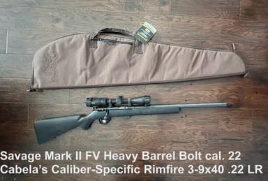 Photo of Savage Mark II FV Heavy Barrel Bolt .22 - 1