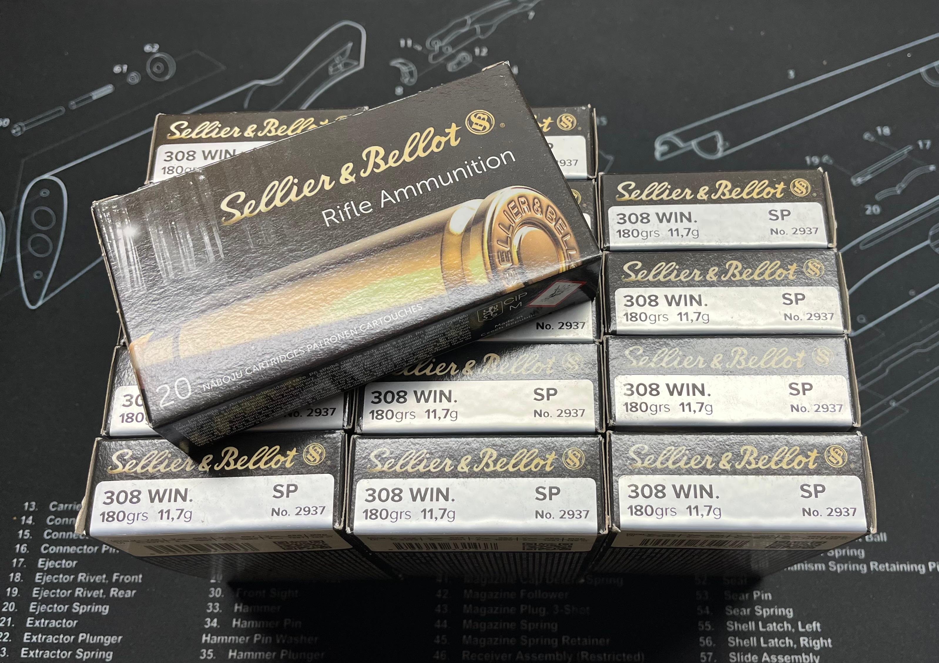 Photo of 308 WIN ammo S&B 300 rounds