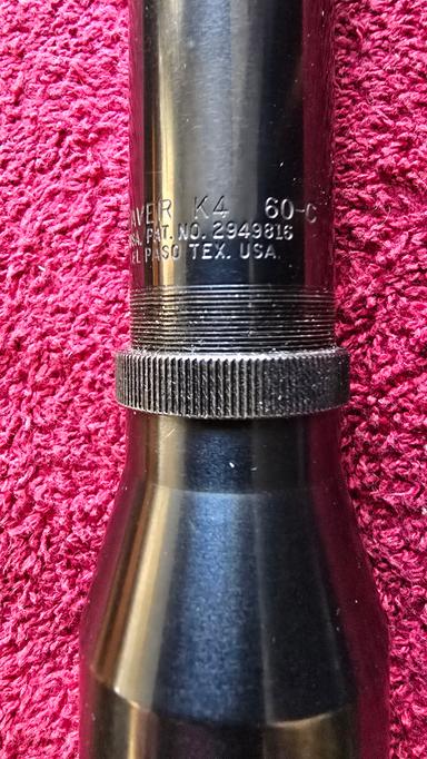 Photo of WEAVER USA K4 60-C  VINTAGE RIFLE SCOPE - 2