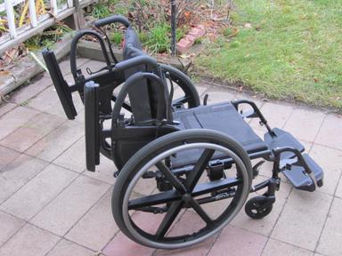 Photo of HIGH END SUNRISE QUICKIE QXI 16" WHEELCHAIR FOR SALE - 2