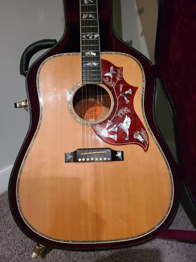 Photo of Gibson hummingbird Koa custom acoustic electric guitar. Like new condition. Willing to look at reasonable trades. - 1