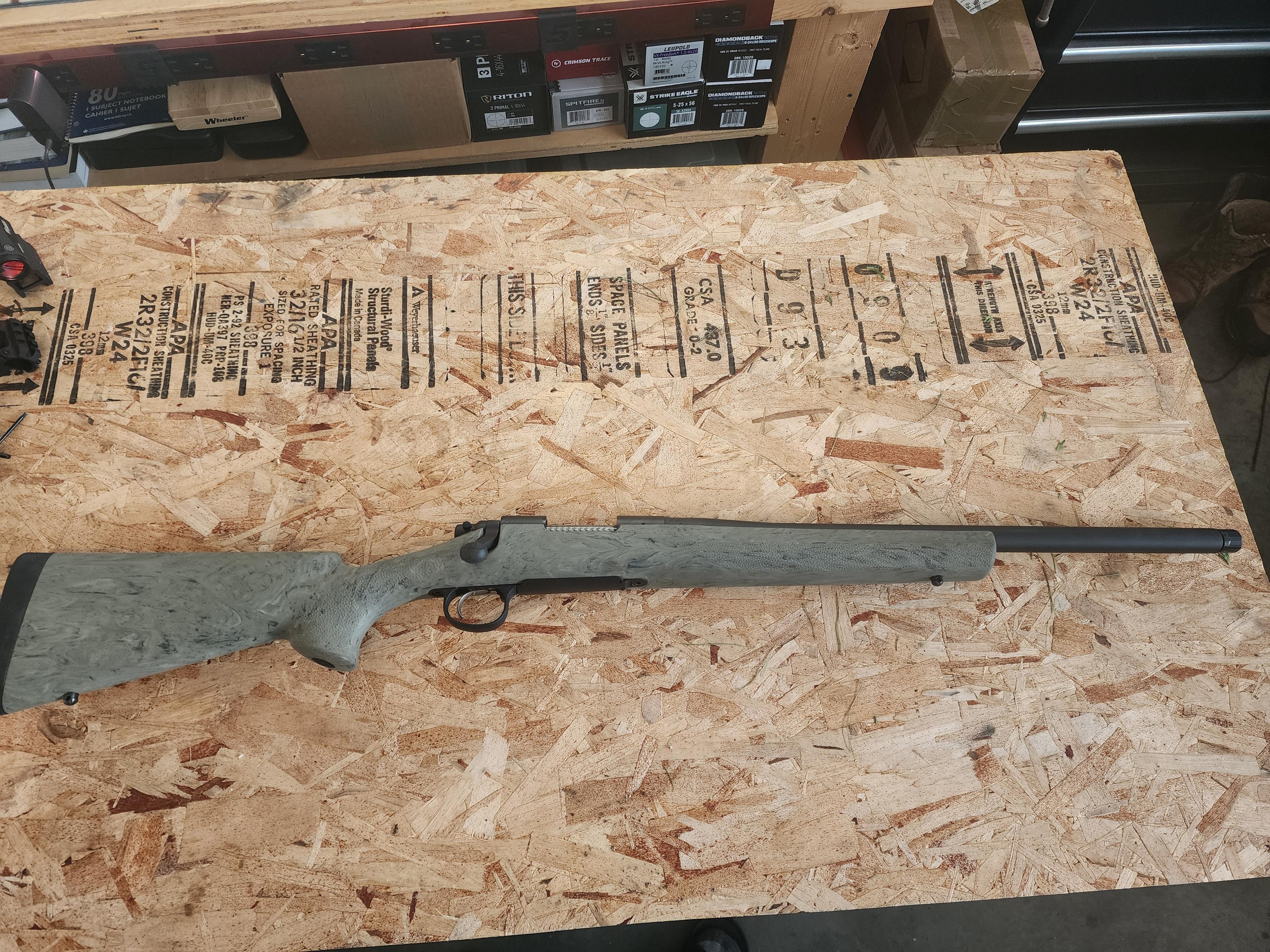 Photo of Unfired Remington 700 308 HB