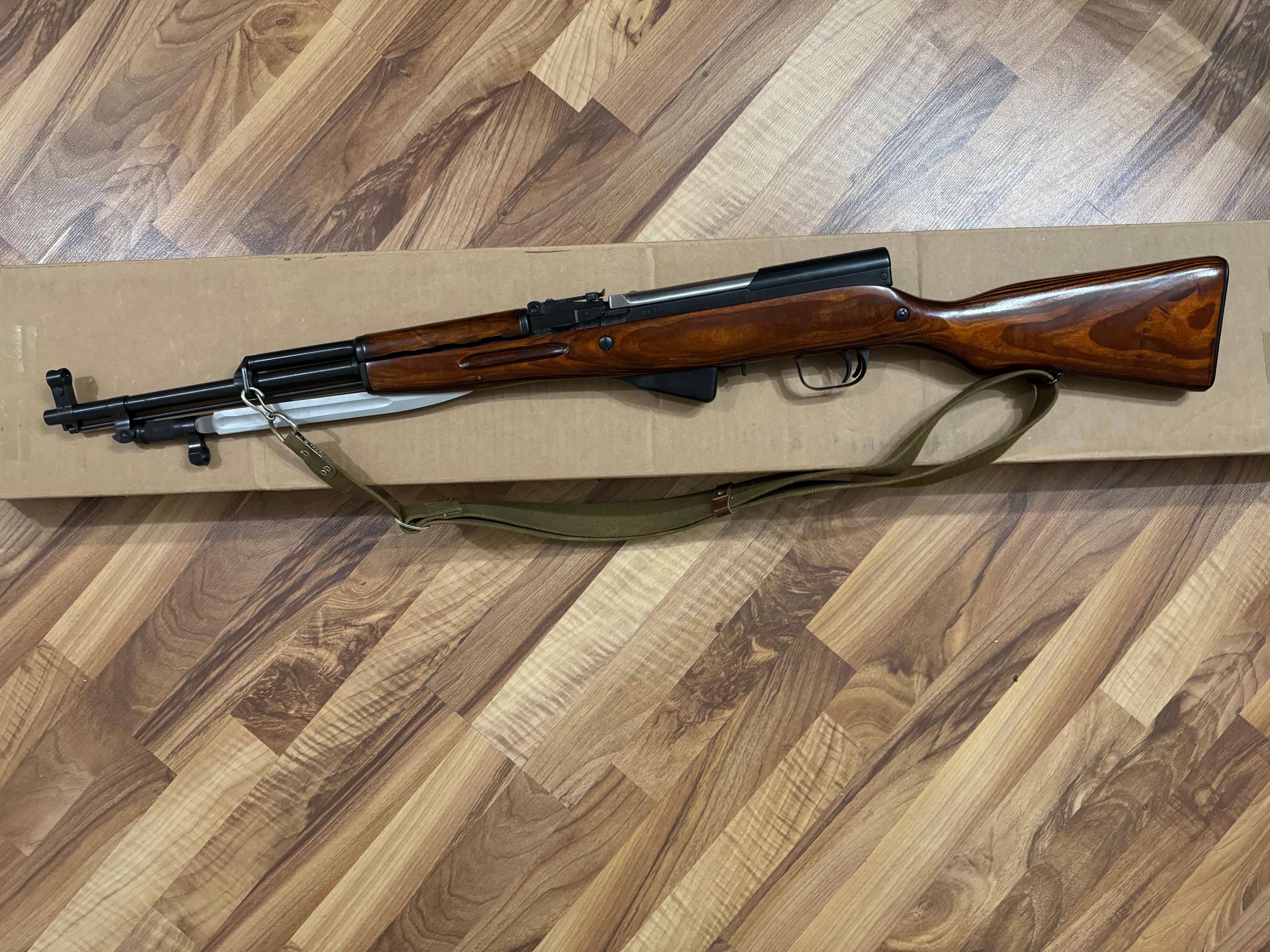 Photo of 1951 Russian SKS All Matching including mag & stock 10 rounds through the barrel like new mint condition shipping available Pal required 