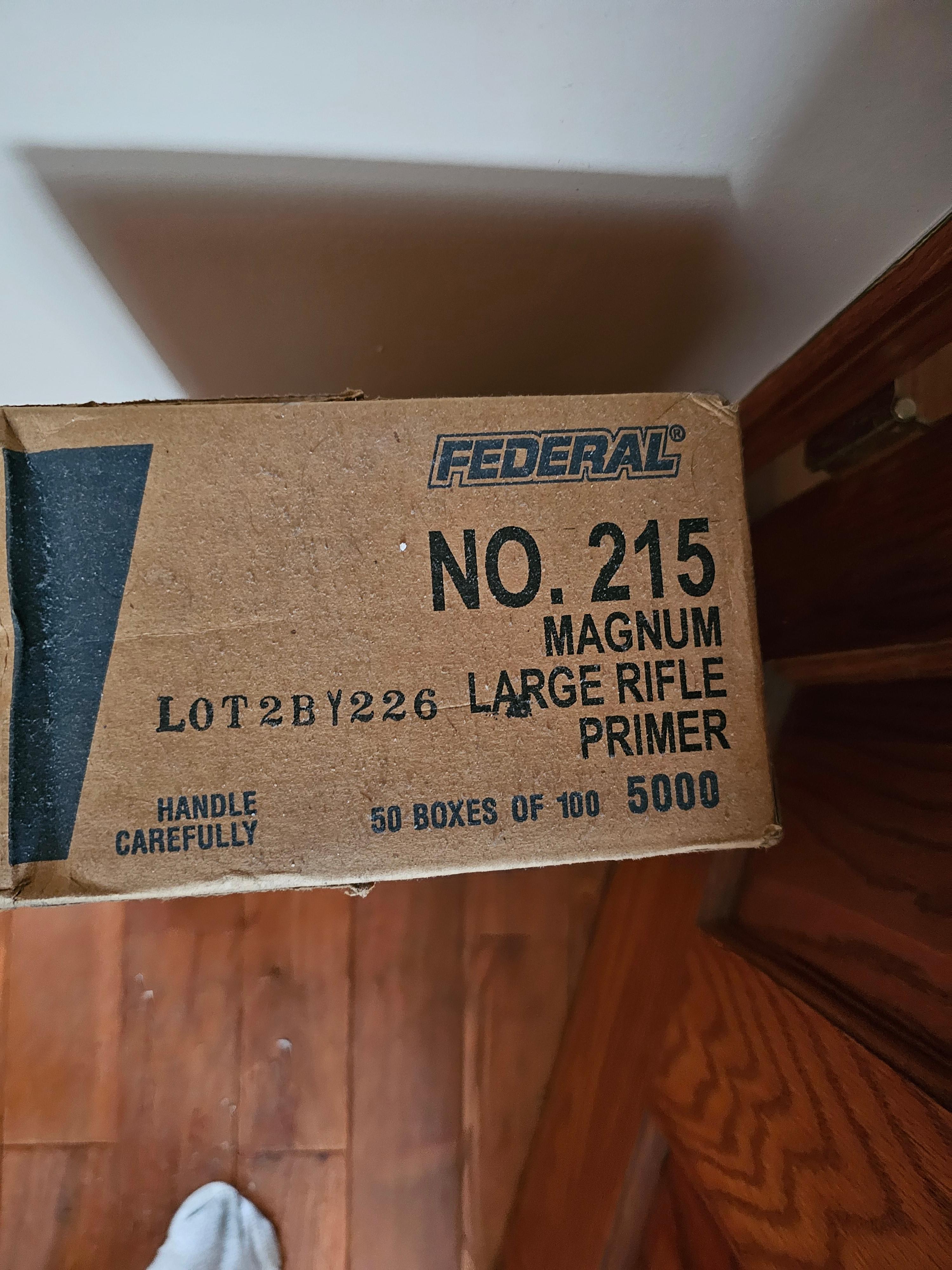 Photo of Federal 215 large rifle primers