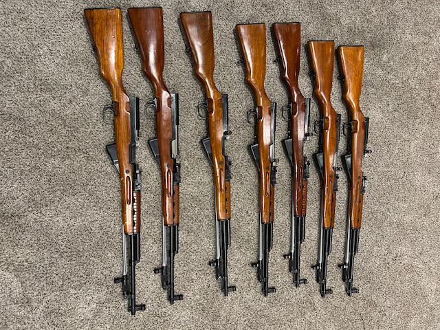 Photo of 7 Chinese SKS Rifles for sale 7.62x39