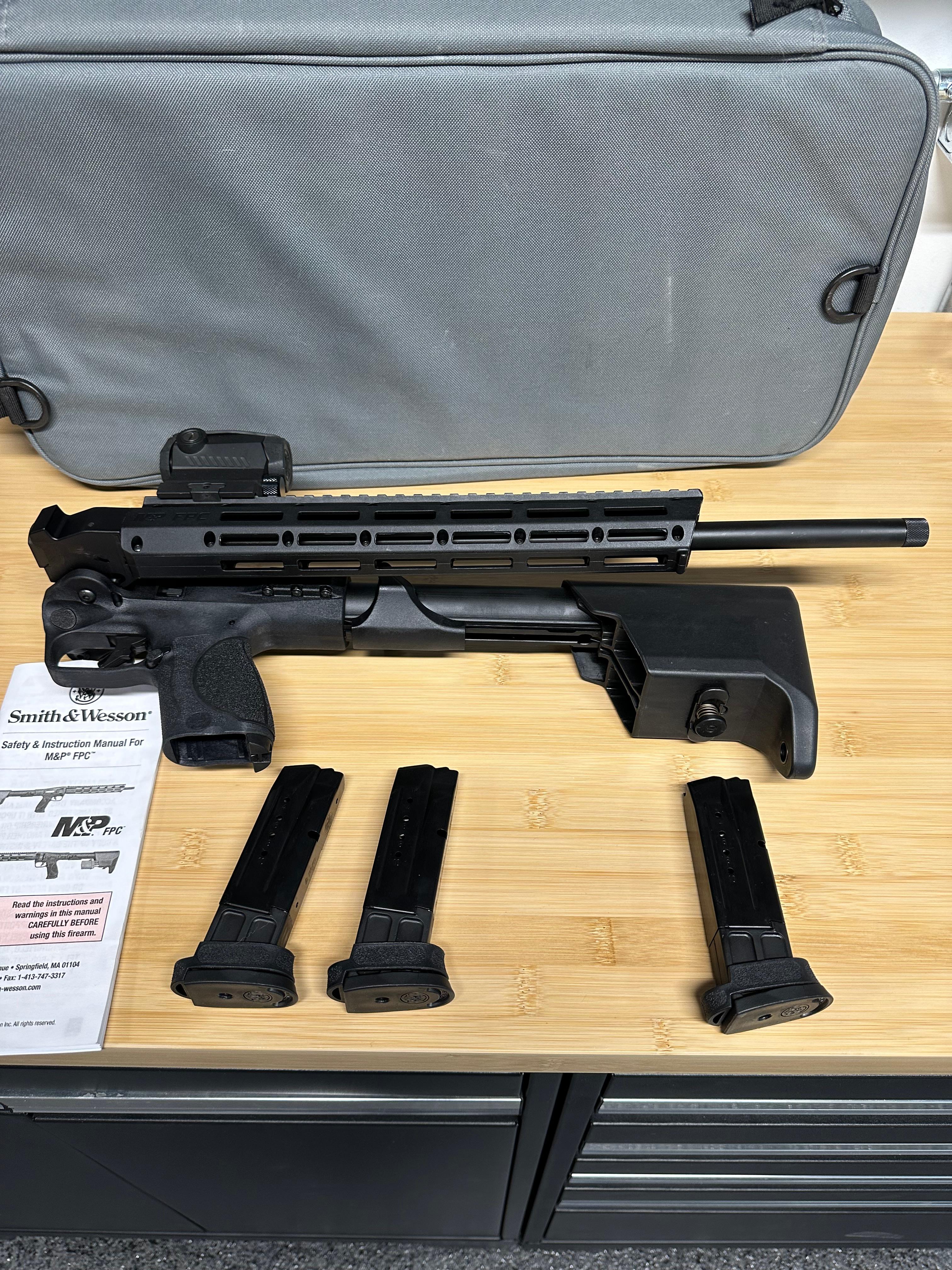 Photo of M&P FPC 9mm folding rifle