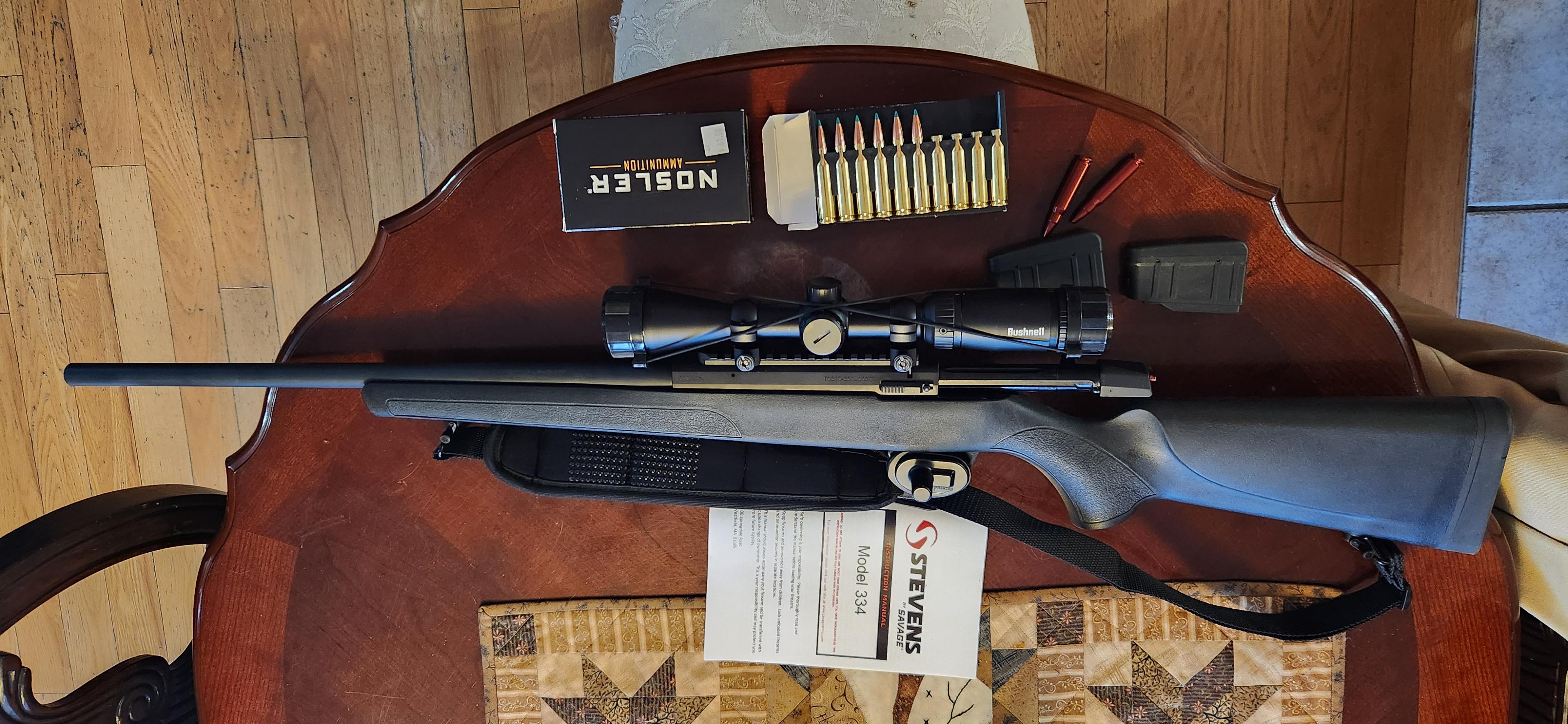 Photo of Savage Stevens 334 package .308