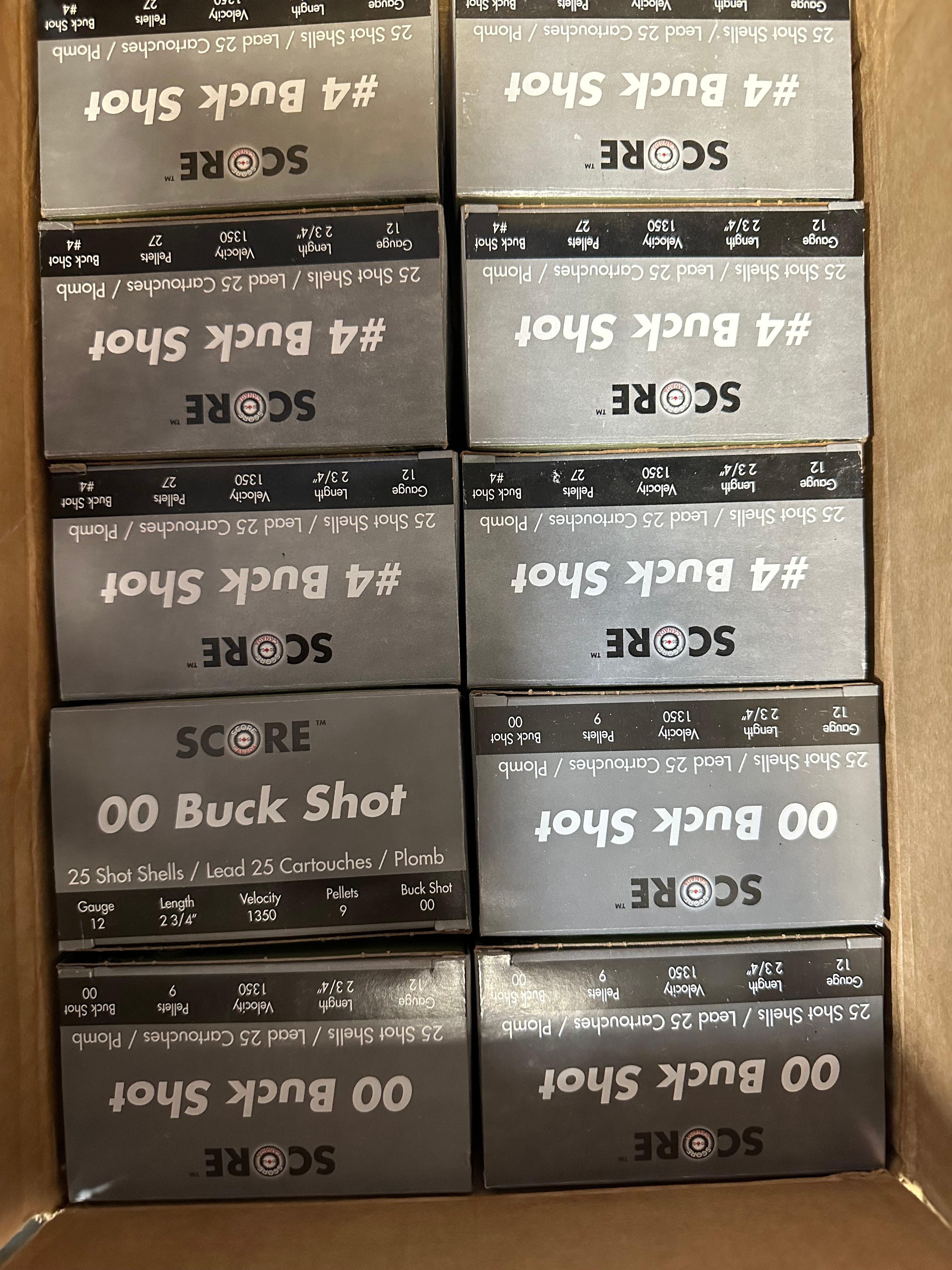 Photo of 00 Buck and #4 Buck case of 250