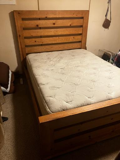 Photo of Queen size bed and bedframe - 1