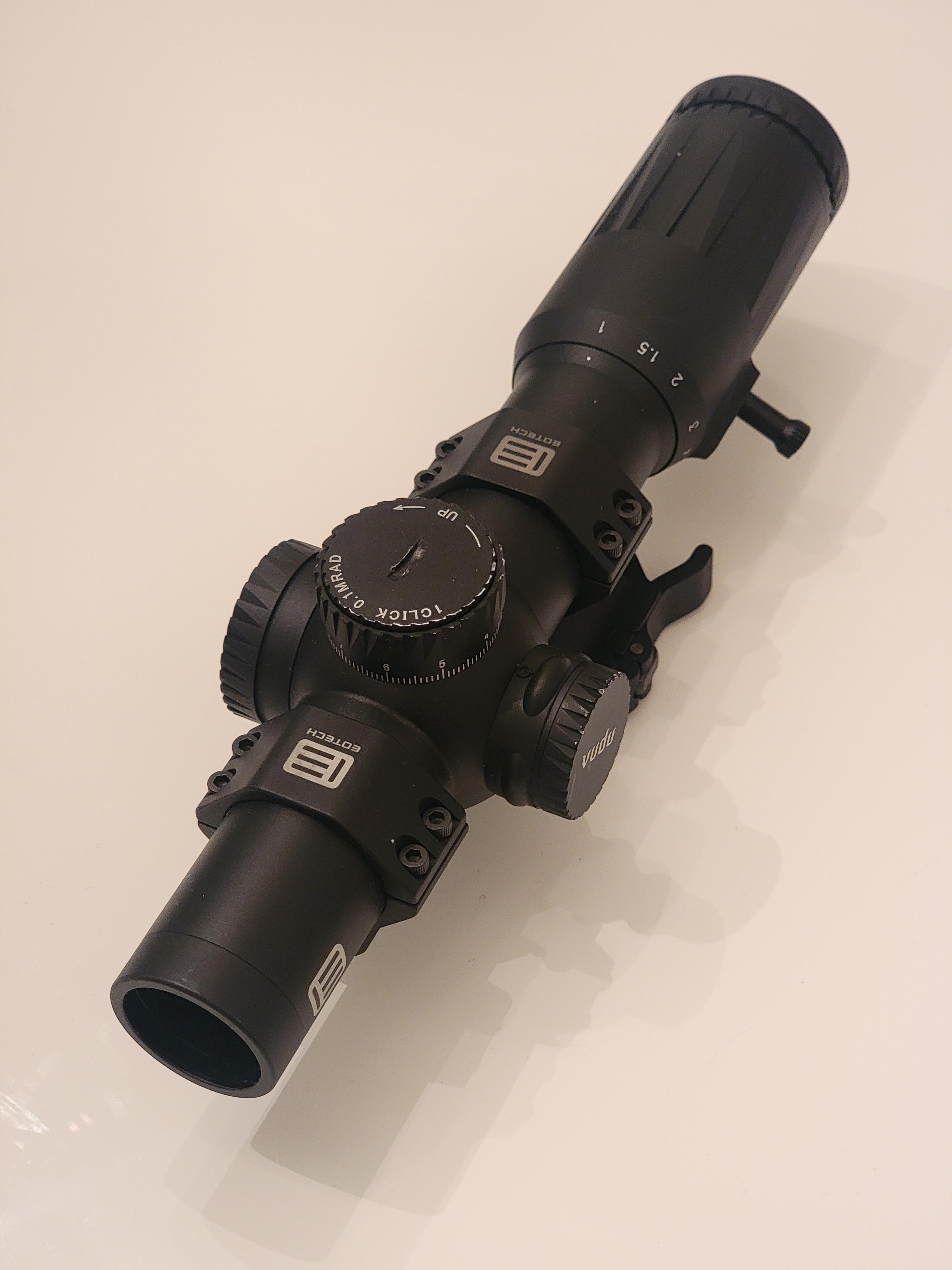 Photo of EOTech Vudu Optics, 1-10X28 FFP, SR-5 MRAD Reticle, 34mm Plus Mount (Shipping included)