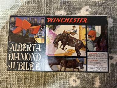 Photo of Winchester, diamond jubilee commemorativeammunition - 1