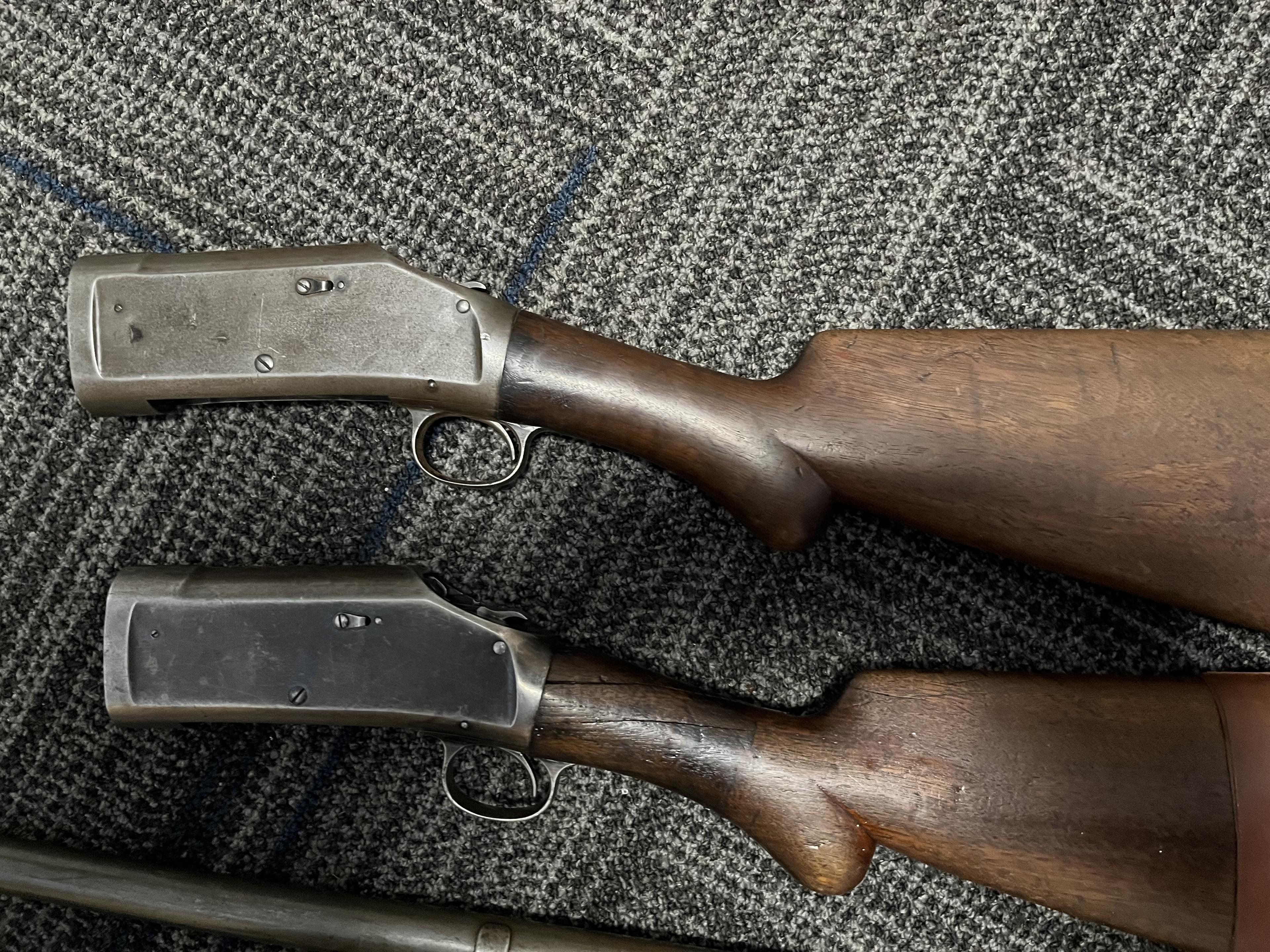 Photo of Winchester 1897 shotguns