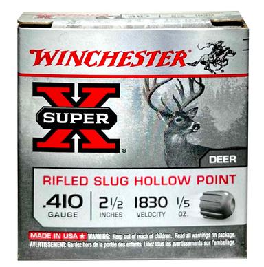 Photo of .410 ammo Winchester Rifled Slugs Hollow Point 2.5" - 1