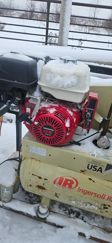 Photo of Ingersoll Rand air compressor/ Honda motor trade for guns - 2