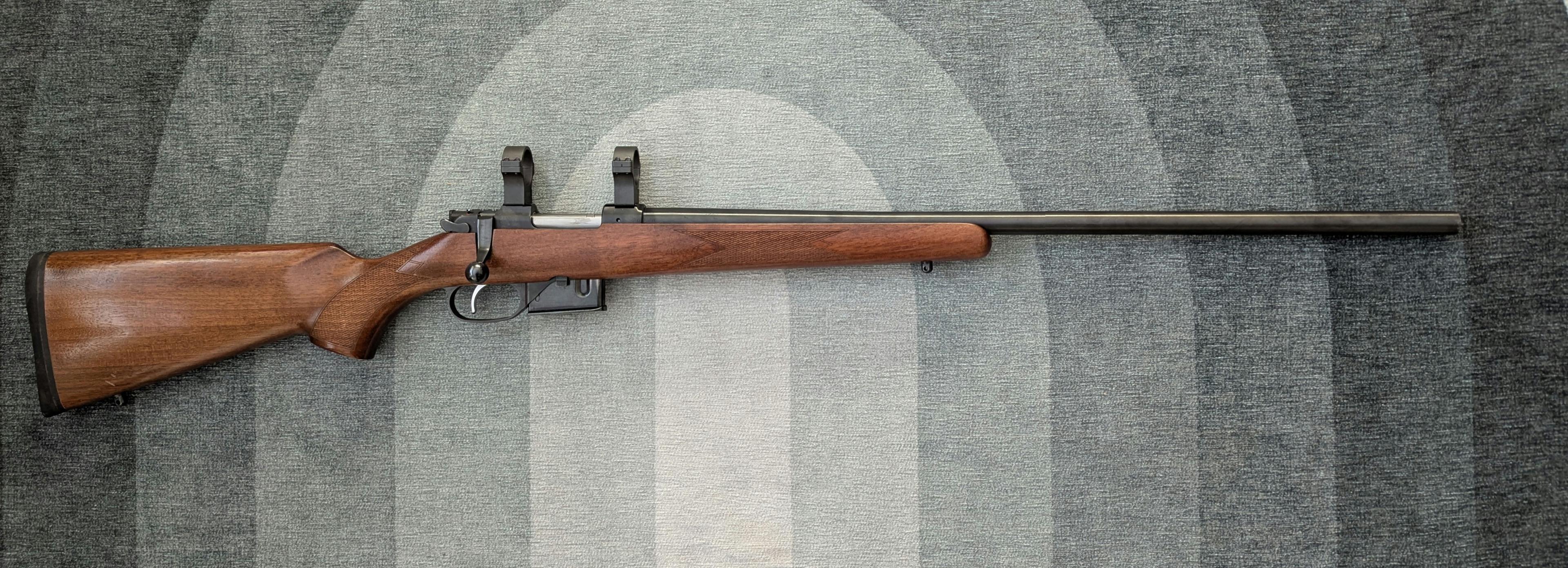 Photo of CZ 527 Varmint 223/5.56 with bull barrel and set trigger 