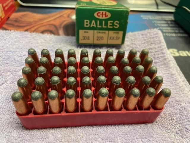 Photo of 50X C-I-L .308 / 30 CALIBER 220GRAIN KKSP PROJECTILES