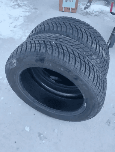 Photo of Two 195/55R16 winter tires