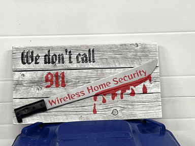 Photo of Wireless Home Security Sign - 1