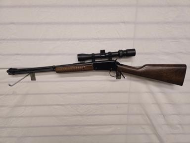 Photo of Henry round barrel pump 22lr w/ scope - 2