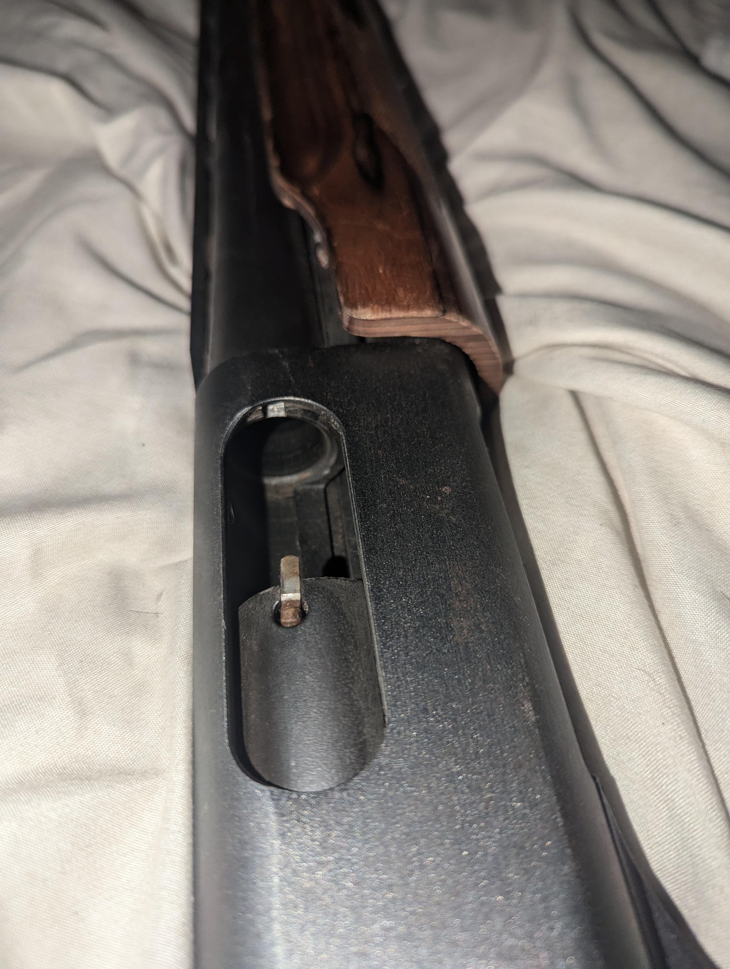 Photo of Remington 870 12 gage shot gun 