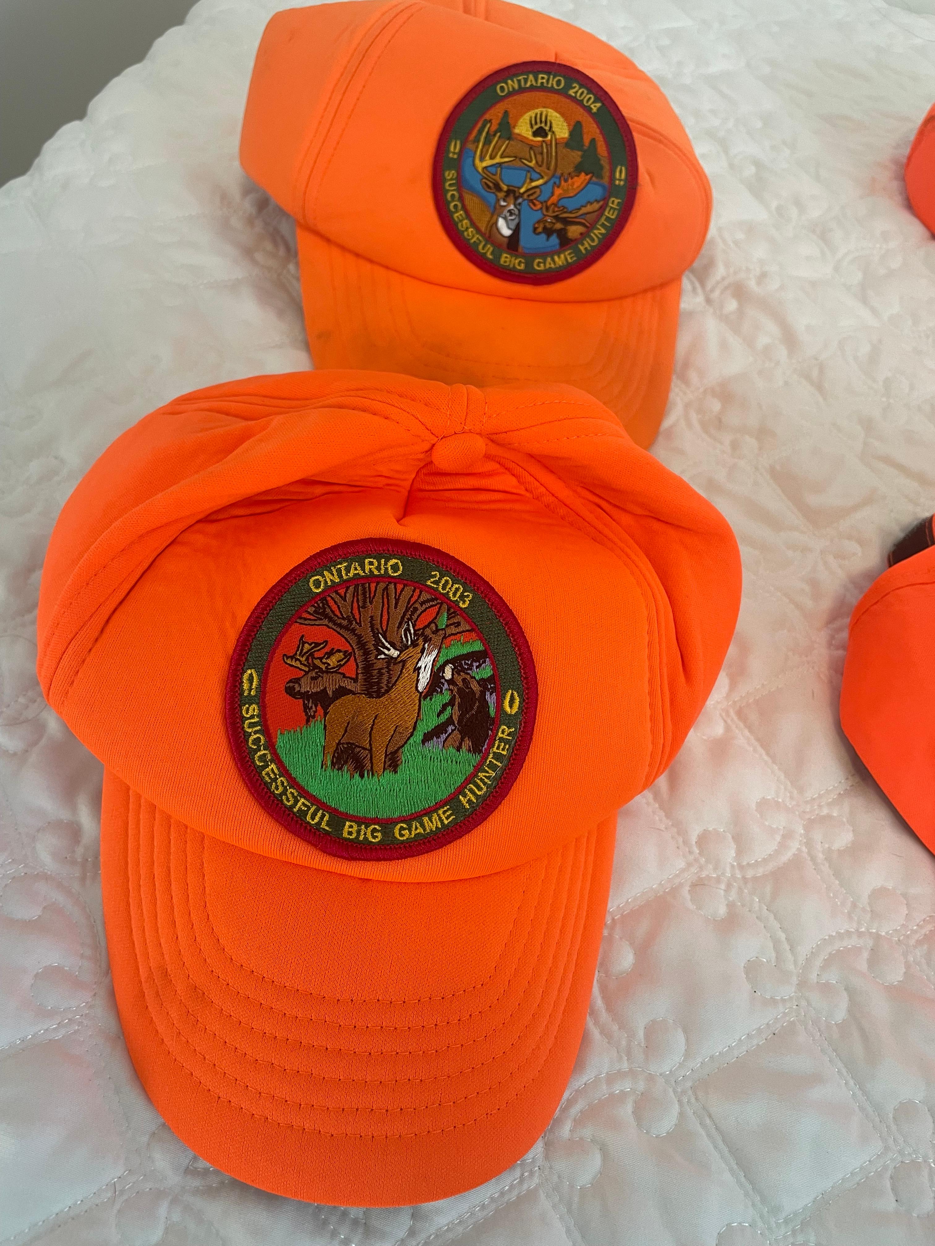 Photo of Hunter orange hat collection 