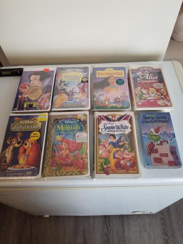 Photo of Walt Disney VHS Tapes - New, Sealed