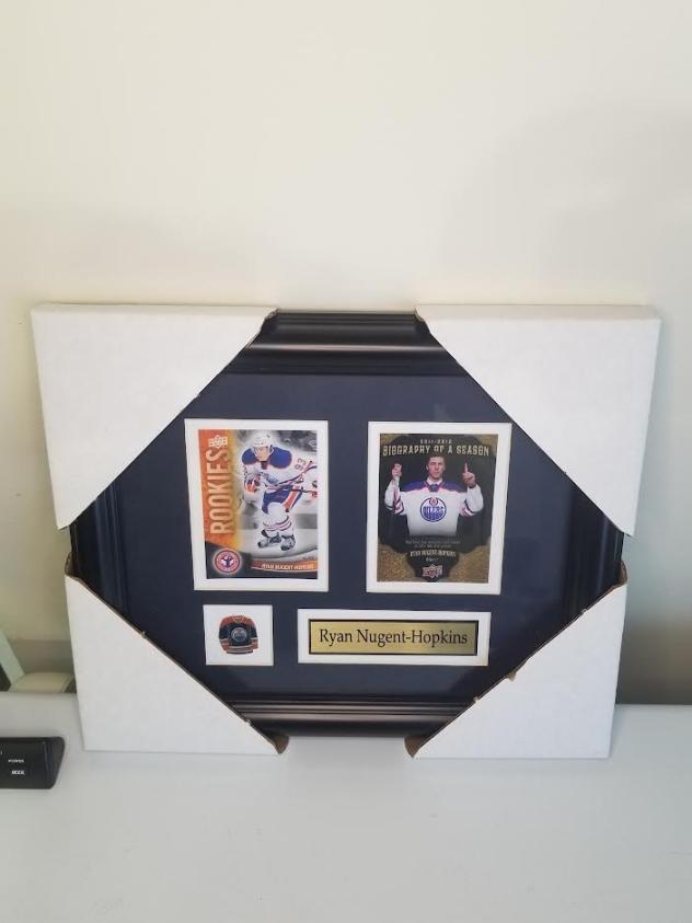 Photo of Edmonton Oilers Ryan Nugent-Hopkins Card Collector Frame - Brand New