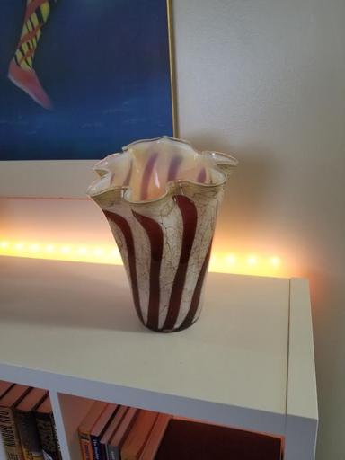 Photo of Vintage Hand Blown Glass Vase - 2