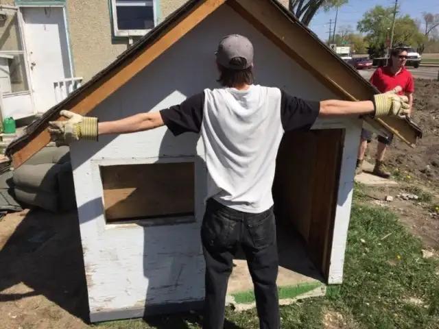 Photo of playhouse shed for children. WELL BUILT