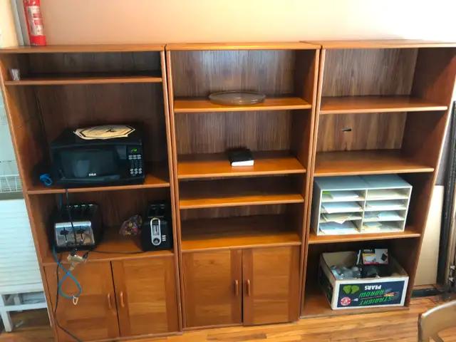 Photo of I deliver! Danish Modern Teak Wall Bookcases Unit