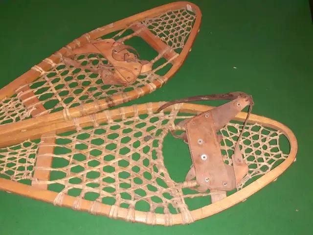 Photo of Old antique vintage Inuit Snow Shoes from Nunavut