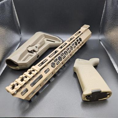 Photo of FDE MLOK Handgaurd and Magpul FDE Furniture - 1