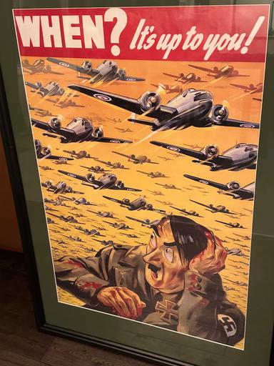 Photo of WW2 British/German Propaganda Poster 24”x36” - 1