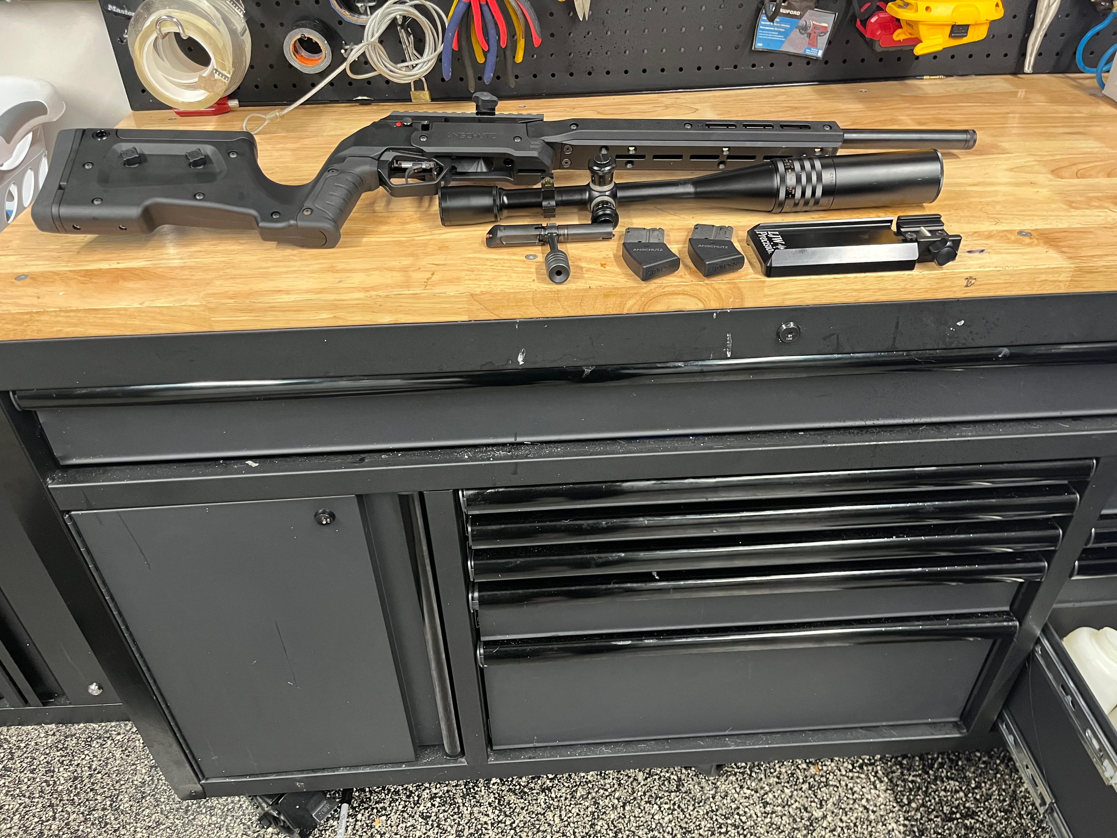 Photo of Anschutz rifle package