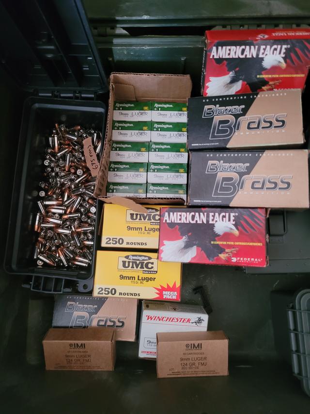 Photo of 1125x rounds of 9mm fmj