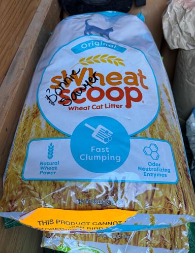 Photo of sWheat Scoop cat litter 3 - 28 pound bags - 2