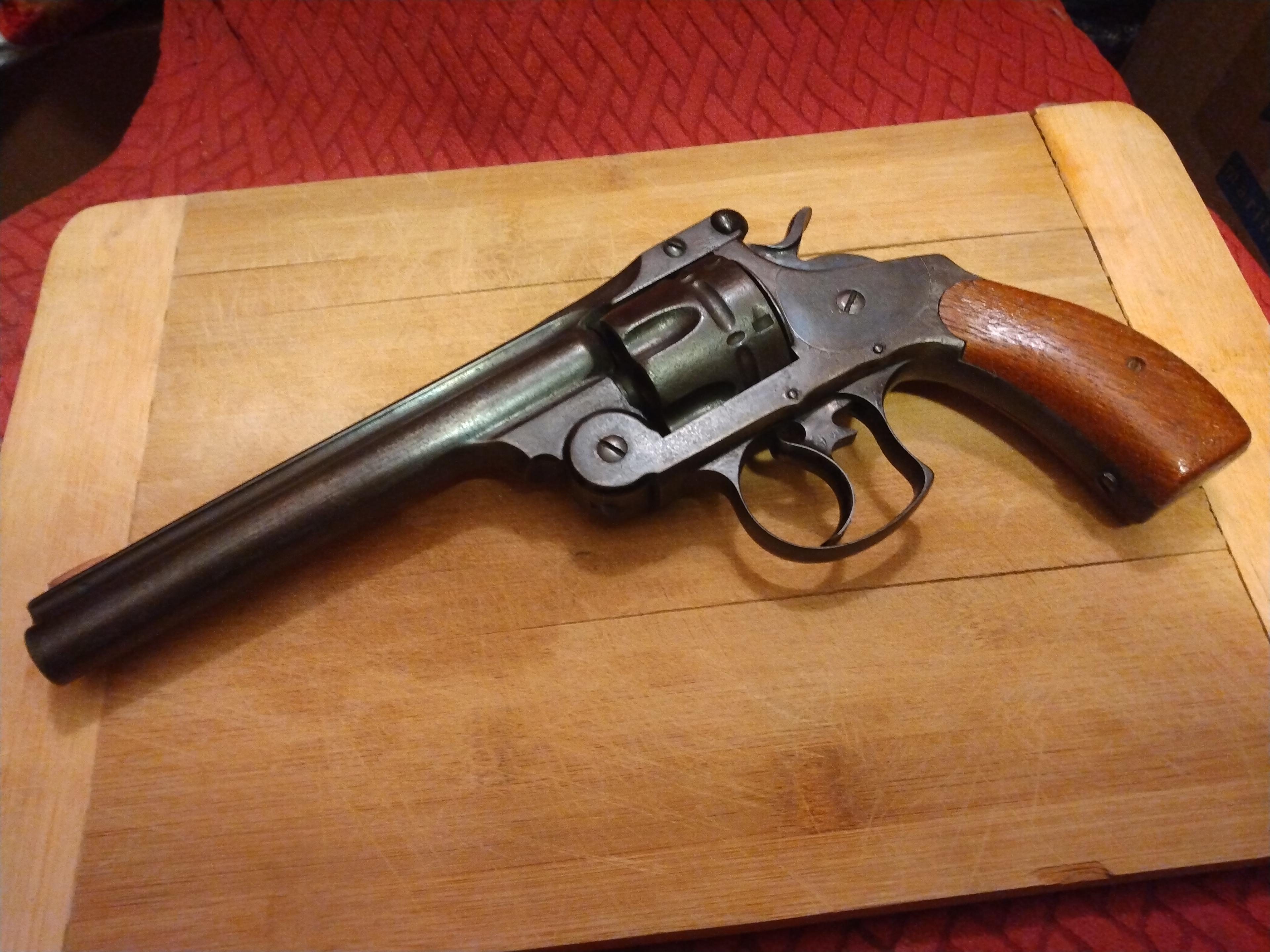 Photo of Smith & Wesson 44 Double Action, .44 Russian Revolver, 6-Inch Barrel. Antique $3200