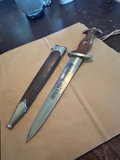 Photo of WW2 German S/A dagger 1933 / haenel maker  - 2