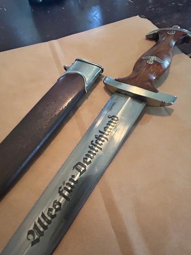 Photo of WW2 German S/A dagger 1933 / haenel maker  - 1