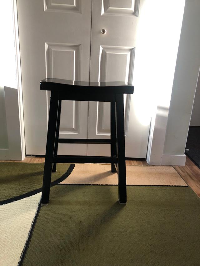 Photo of Wood kitchen island bar stools