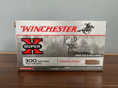 Photo of Winchester Super-X .300 Win Magnum 180-Grain Power-Point Rifle Ammo - 1