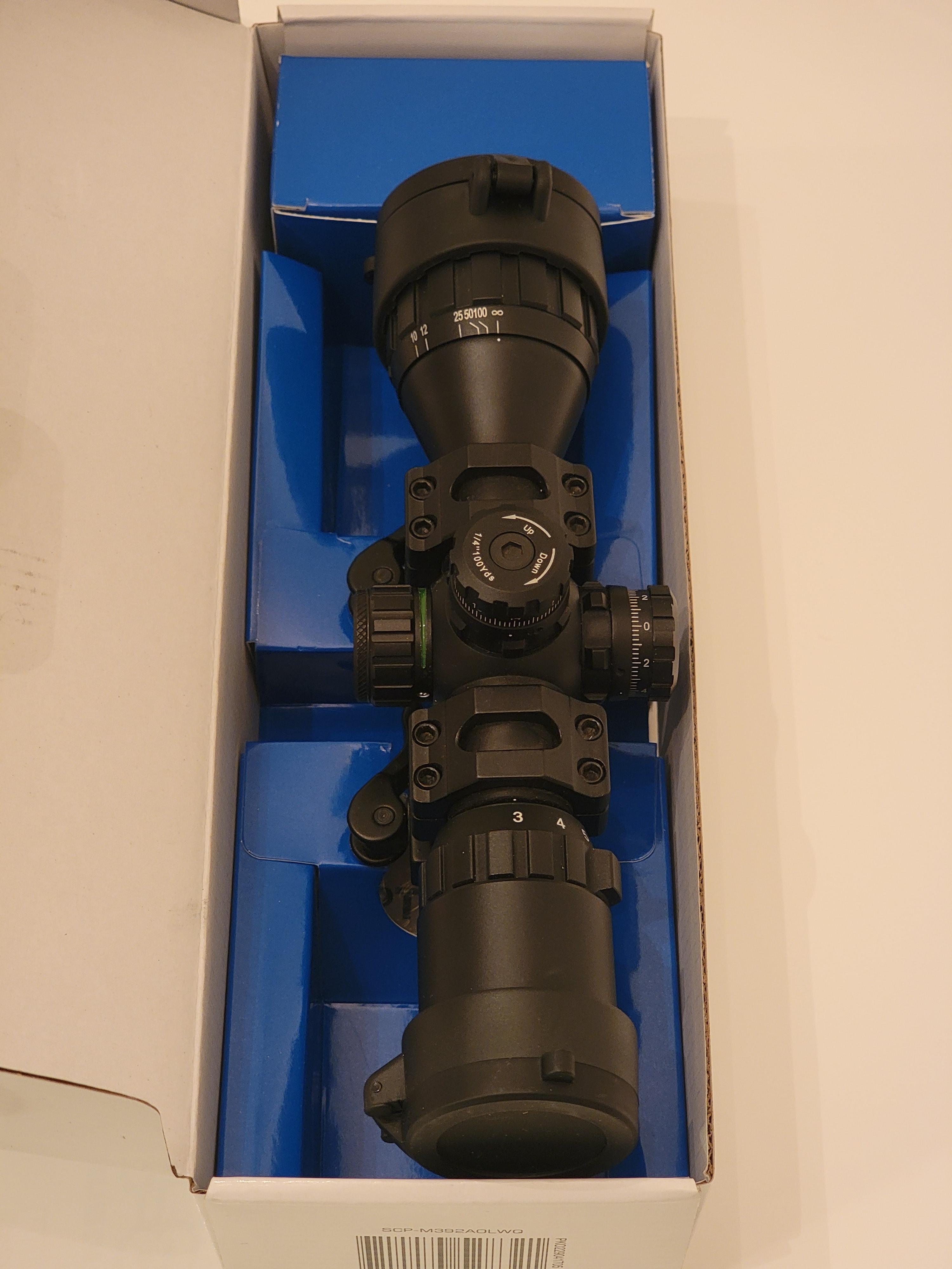 Photo of UTG 1" BugBuster 3-9X32 Scope, Mil-dot, QD Rings