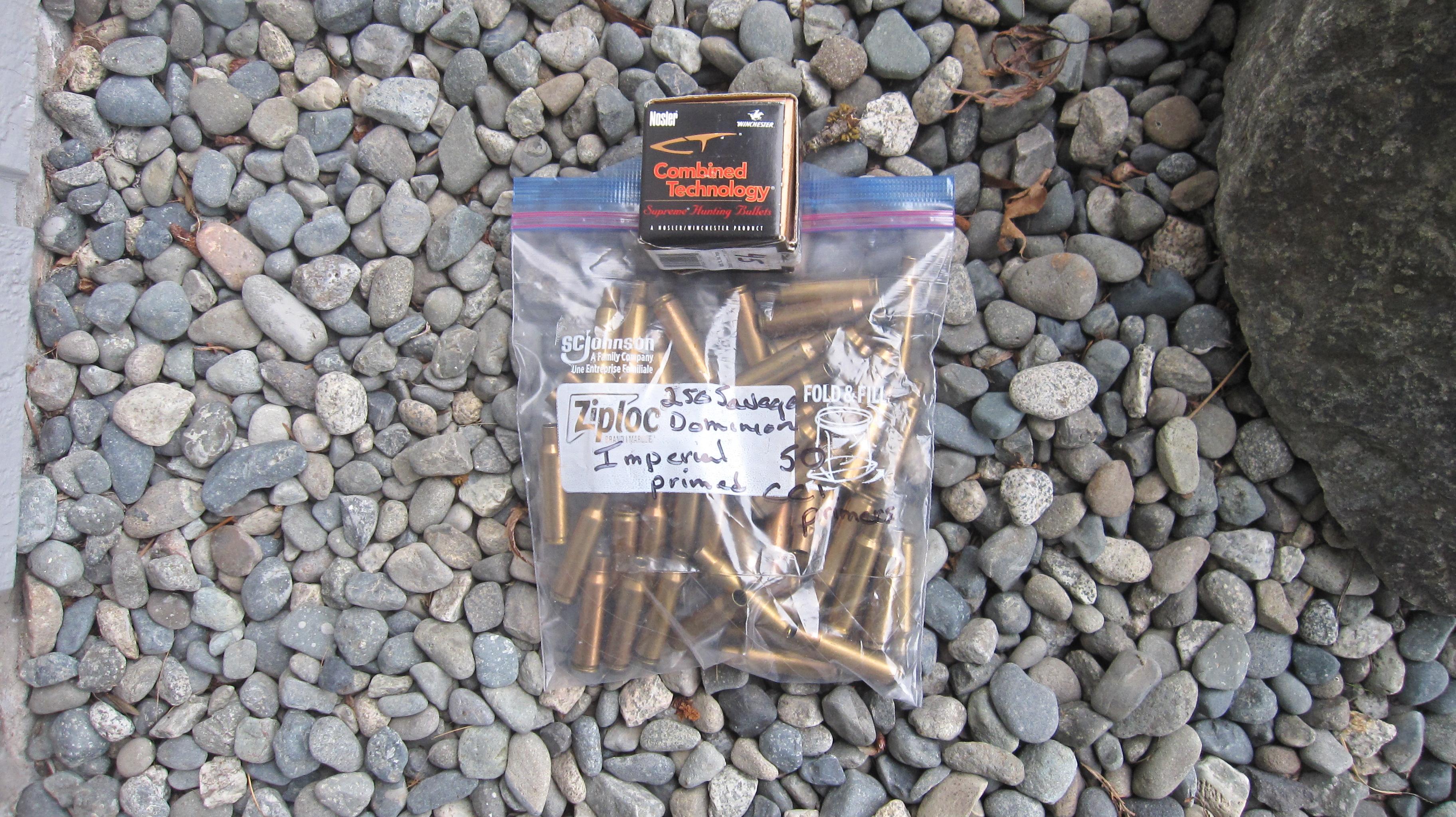 Photo of  .250 Savage Bullets And Brass