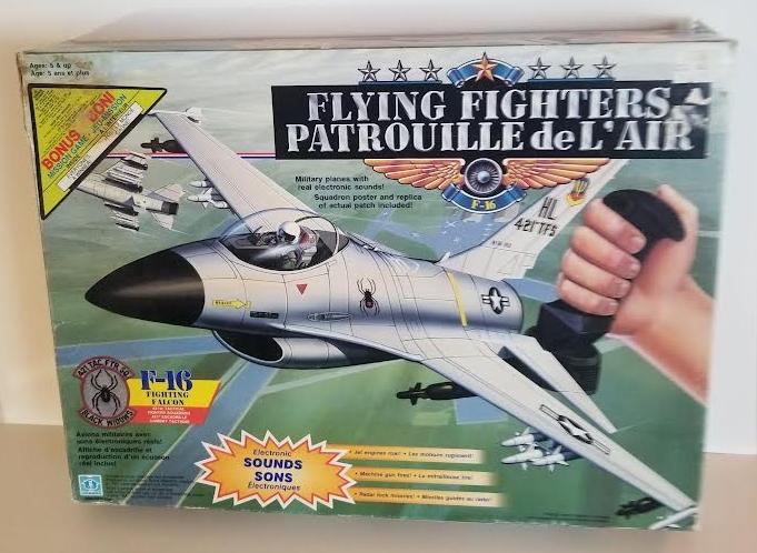 Photo of 1989 Vintage  F-16 Fighting Falcon Flying Fighters by Hasbro - Very Rare