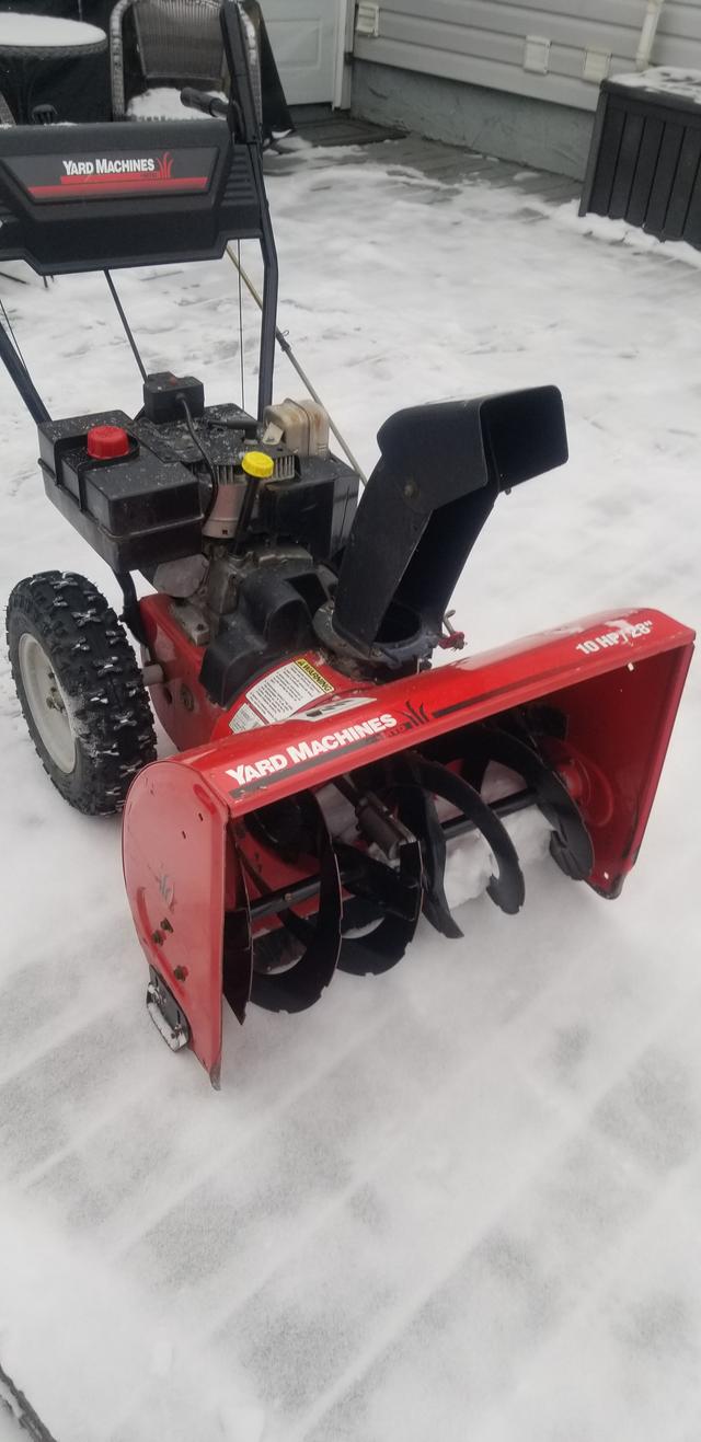 Photo of Yard machine 28” snowblower $600 OBO